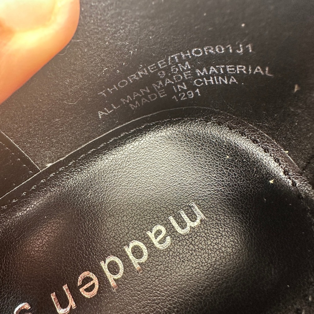 Madden Girl Mary Jane Women 9.5 Black Platform Lug Sole Chunky Goth NEW - Picture 8 of 8
